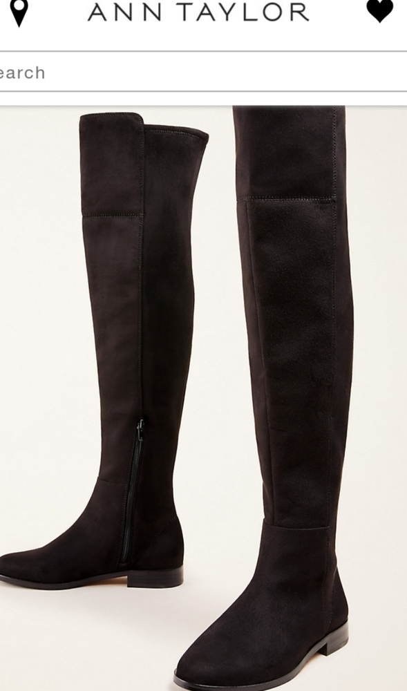 Ann Taylor Charlene over the knee leather boots